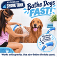 thumbnail image 3 of Rinseroo Slip-On Bathtub Faucet Sprayer Attachment. Ultra-Flex Dog Shower Hose Adapter Portable Hose Attachment with Sprayer Pet Showerhead Attach Tub Spout 5 Foot Hose. No Install for Speedy Washing, 3 of 8