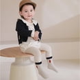 thumbnail image 6 of LYMAYTER ‌Infant Toddler 5-Pack Socks Mid-Calf Soft Unisex for Baby Boys Girls 0-5 Years‌, 6 of 7