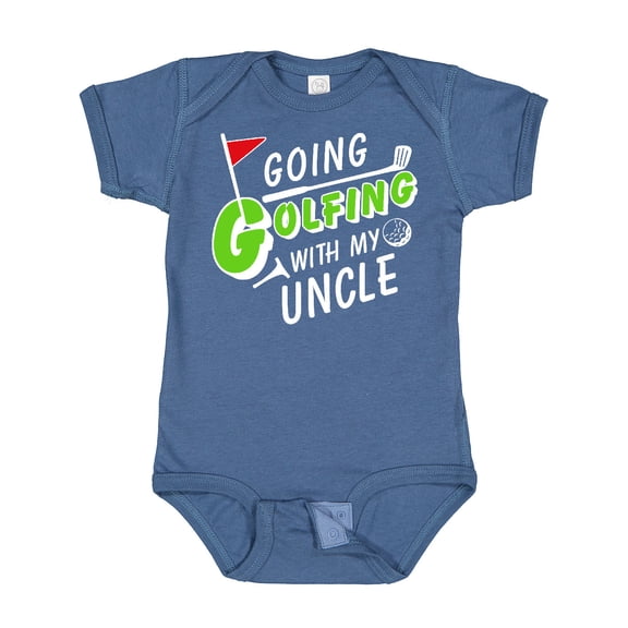 Inktastic Going Golfing with My Uncle Kids Golf Boys or Girls Baby Bodysuit