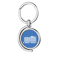 thumbnail image 1 of Código de barras de natación Rotating keychain Metal Keyring Holder, 1 of 2