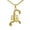 Gold, variant on Men's Animal Scorpion Necklace Stainless Steel Vintage Hip Hop Punk Pendant Chain All Match Sweater Jewelry Silver