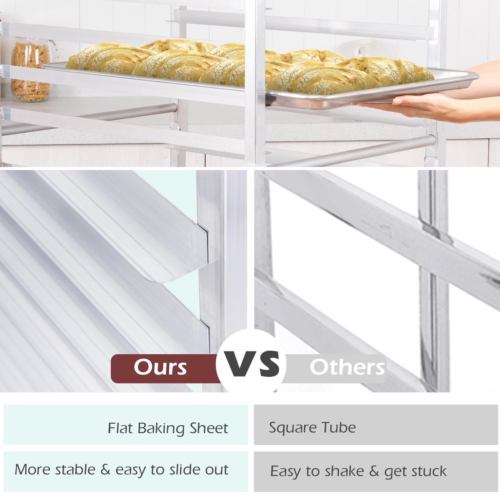 Giantex 20 Tier Bun Pan Rack, Bakery Rack w/2 Indonesia | Ubuy