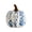 Blue C, variant on Floleo Halloween Blue Ceramic Pumpkin Tabletop Ornament Glossy Refined Decor 3.1x2.7in for Entryway Desk Shelf Fall Thanksgiving Home Accent