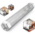 thumbnail image 1 of Tube de Fumée pour Fumoir à Granules, Tube de Fumée Portable en Acier Inoxydable pour Barbecue pour des Saveurs Inoubliables, Fonctionne avec Tous les Grils et Fumoirs, Grande Capacité (Fumage à Chaud Ou à Froid), 1 of 5