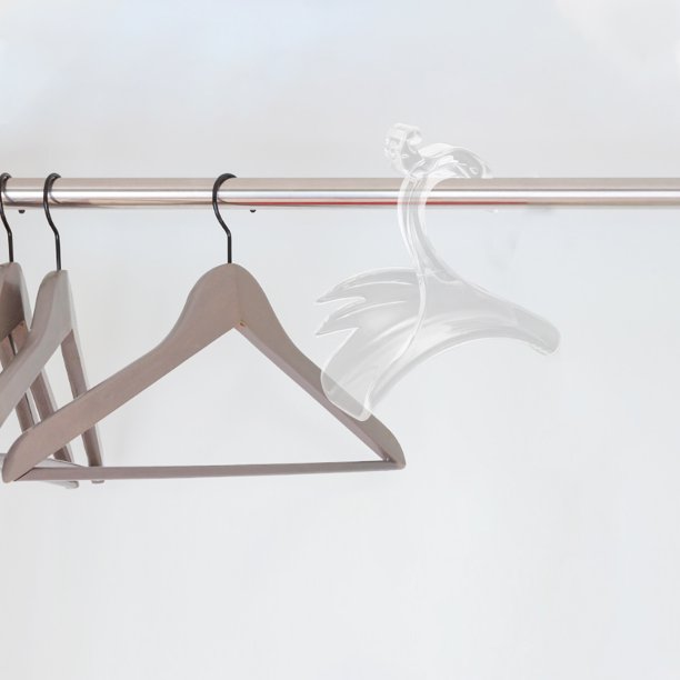 unbranded 4Ud Gancho Para Bolsas Transparente En Forma De Cisne Resistente Para Uso Diario En Hogar