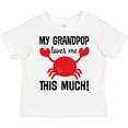 thumbnail image 3 of Inktastic My Grandpop Loves Me Crab Boys or Girls Toddler T-Shirt, 3 of 5