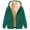 Green, variant on DDAPJ pyju Mens Fleece Lined Jackets Zip Up Sherpa Hoodies Love Heart Graphic Hooded Sweatshirt Jacket Warm Winter Hoodie Coat with Pockets Black M