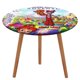 thumbnail image 1 of La gran aventura de los piruletas-theme Fitted Round Tablecloths Elastic Edged Table Covers Waterproof Table Cloth for Kitchen Holiday Party Tables Decor 120cm, 1 of 6