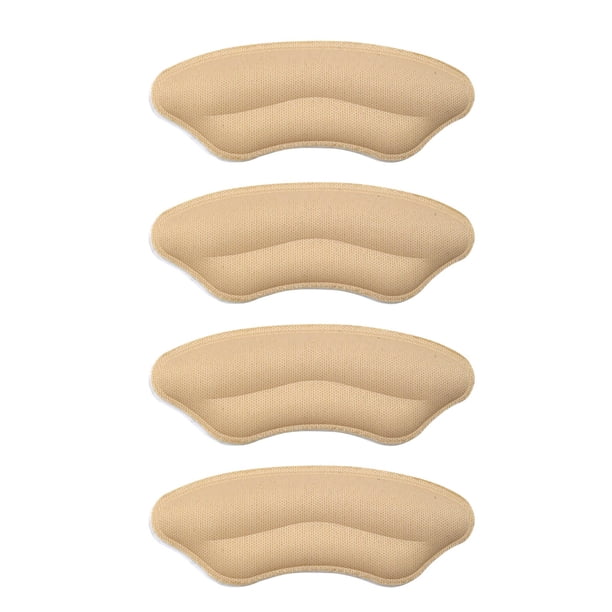 Almohadillas para talones, 2 pares, plantillas acolchadas para prevenir ampollas, para zapatos de ante demasiado grandes, protectores de pie altos, accesorios para mujer y hombre