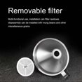 thumbnail image 2 of 304 Stainless Steel Filling Funnel Separatory Oil Beer Coffee Water Liquid Funnel Kitchen Tool, 2 of 5