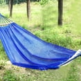 thumbnail image 3 of Unique Bargains 1 Pc Durable Hammock for Outdoor Blue 114.18" Length, 3 of 6