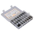 thumbnail image 4 of 600Pcs Hex Screw Nut Flat Washer M3 M4 M5 M6 Assortment Set Kit with Wrench Tweezers, 4 of 5