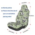 thumbnail image 3 of Wukai Farm Cows Full Set Car Seat Covers with Soft Padding Universal Auto Front Seats Protector and Cushion Mat, 3 of 5
