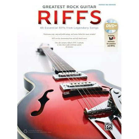 Guitare Tab - The Greatest Rock Guitar Riffs : Guitar Tab, Book & DVD-ROM