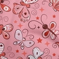 thumbnail image 1 of oneOone Cotton Cambric Medium Pink Fabric Butterflies Fabric For Sewing Printed Craft Fabric By The Yard 56 Inch Wide-ZN, 1 of 1