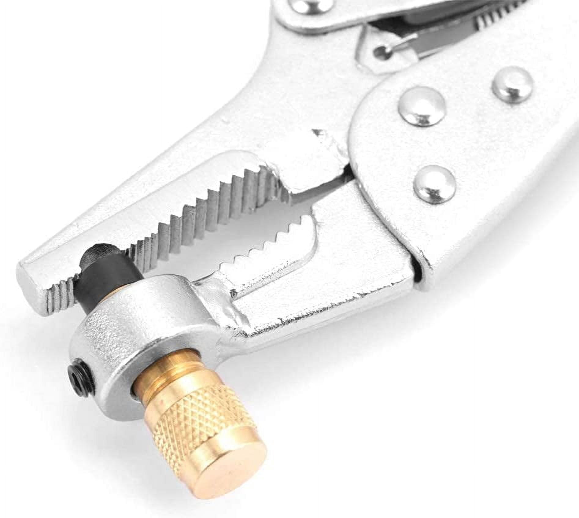 CATPAN Air Conditioner Refrigerant Recovery Pliers with 1/4" SAE Interface, Durable Efficient and Eco-Friendly Tool for Refrigeration Tube Locking and Recovery