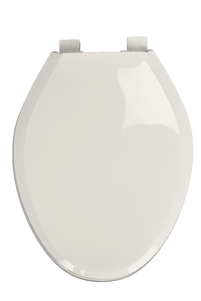 Centoco 3800SC001 Elongated Plastic Toilet Seat with Safety Close, White