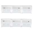 thumbnail image 1 of Quantum Storage HNS220CL Rails en Plastique avec 6 Bacs Transparents - 7,37 L x 4,12 L x 3 H Po, 1 of 1