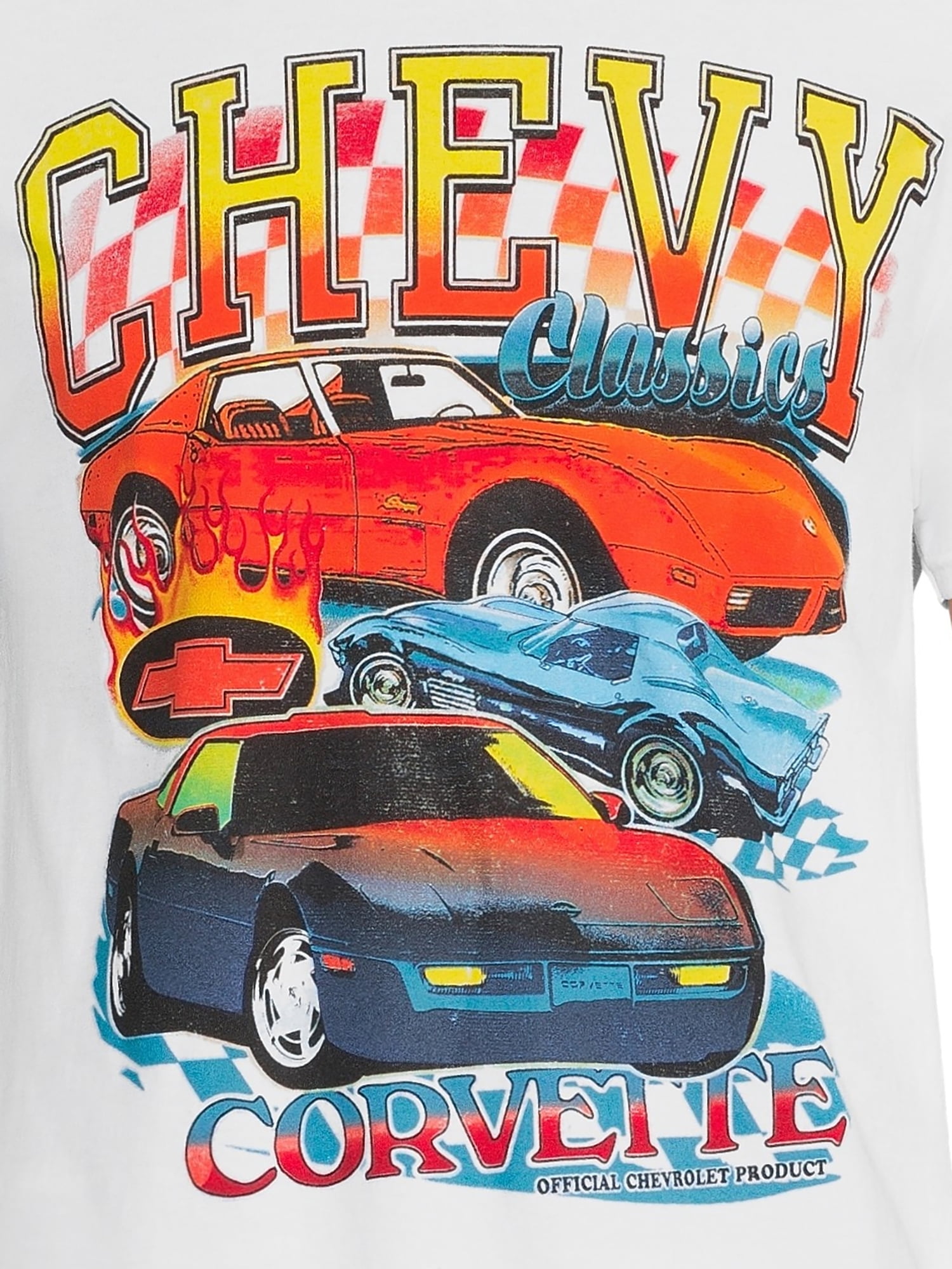 Chevrolet Chevy Corvette Men's Graphic Print Tee Shirt, Sizes S-3XL