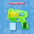 thumbnail image 6 of SYNCFUN Bubble Guns for Kids (3-Pack) – Transparent Bubble Blasters with 3 Bottles of Solution, Easter Basket Stuffers & Outdoor Toys, 6 of 7