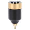 thumbnail image 4 of Fuente de alimentación inalámbrica para tatuajes, puerto RCA de aleación de aluminio, pantalla Digital recargable por USB para máquina de tatuaje, RCA dorado, 4 of 8