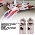 thumbnail image 4 of Connecteurs de Tige de Poussée RC, Connecteurs de Tige de Poussée RC Argentés en Acier Inoxydable Réglables 10pcs RC Bouchons de Liaison de Connecteur de Tige de Poussée de 1,8 Mm pour Pièces d'Avion Modèle Rc51101, 4 of 5