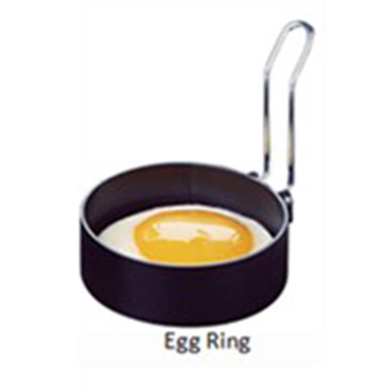 Sandwich Burger Oil Stainless Steel Egg Cooking Rings with Anti-scald Handle English Muffins Egg Ring for Frying Eggs Crumpet Ring Mold Shaper – 4 pack Non-stick Coating Round Egg Shaper Molds for Eggs and Omelet Shaping Breakfast Tool for Pancake 