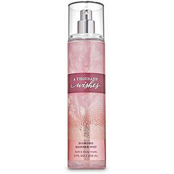 Bath & Body Works A Thousand Wishes Diamond Shimmer Mist infused with real Diamond Dust 8 fl oz / 236 mL