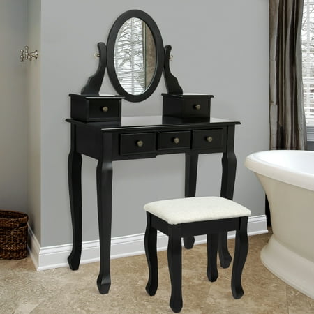 bathroom vanity table jewelry makeup desk bench drawer black hair bathroom vanity table jewelry makeup desk bench drawer black hair