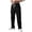 Black, variant on Mens Sweatpants with Pockets Men's Pants Casual Relaxed Fit Elastic Waist Mens Wide Leg Sweatpants Mens Sweatpants Joggers Workout Pants for Men