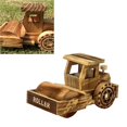 thumbnail image 2 of Camión de ingeniería simulado de juguete de madera Road Roller, 2 of 3