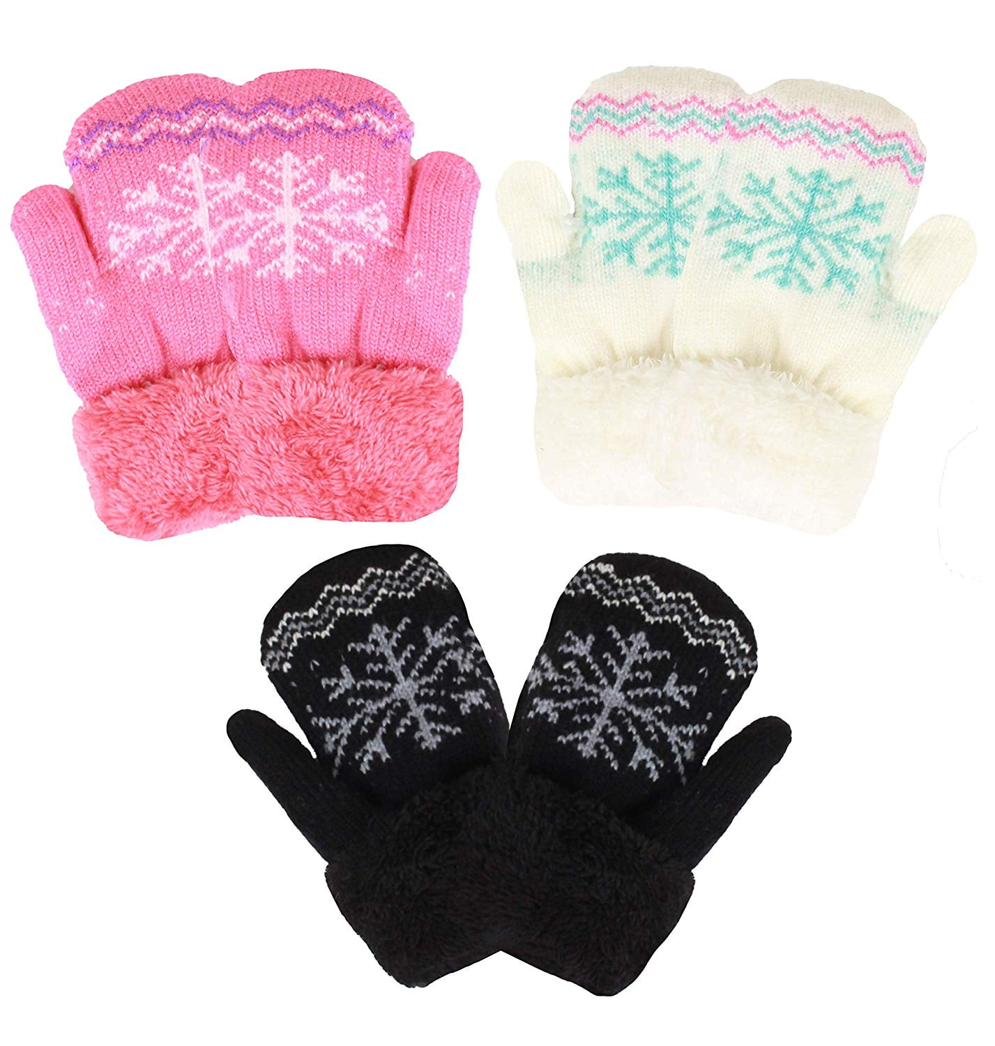 infant black gloves