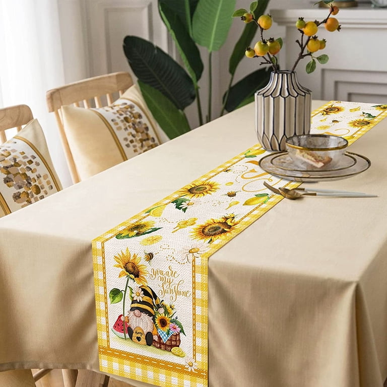 Love Hearts Table Runner, Wedding Kitchen Dining Table Decoration