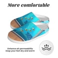 thumbnail image 6 of Lsque Underwater Aquarium Arches Pattern Womens Comfort Cotton on Scuff With Memory Foam and Anti-skid Sole Slipper-46/47, 6 of 7