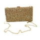 thumbnail image 3 of Bolso de noche jinwen Con diamantes de imitación elegante Con cadena para el hombro Oro, 3 of 8