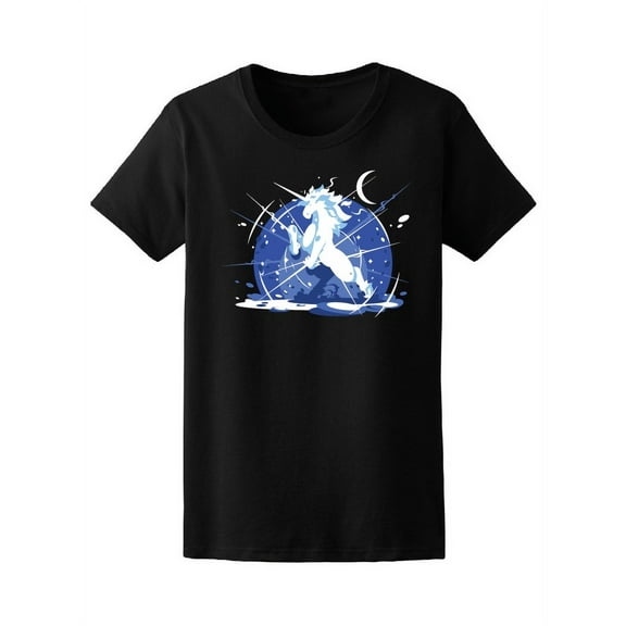 Bright Shining Unicorn Beast T-Shirt Women -Image by Shutterstock, Female x-Large