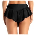 thumbnail image 3 of zuwimk Shorts For Women,Women's Alex Mid Rise Boyfriend Short Black,L, 3 of 4