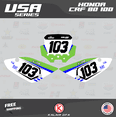 thumbnail image 3 of Kalair GFX Graphics Kit for Honda CRF100 (2011-2016) Usa Series, 3 of 5
