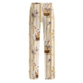 thumbnail image 5 of Wutalume Women's Easter Print Casual Pants, Loose Fit Comfy Trousers for Holiday Spring Daily Wear, Breathable Fabric, Drawstring Waist, Fun Seasonal Design,Beige M, 5 of 6