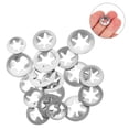 thumbnail image 2 of Miangastore 30 Pcs Anneaux de Retenue en Acier Inoxydable, 2 of 9