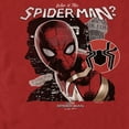 thumbnail image 2 of Men's Marvel Spider-Man: No Way Home Who is the Spider-Man  Graphic Tee Red 3X Large, 2 of 5