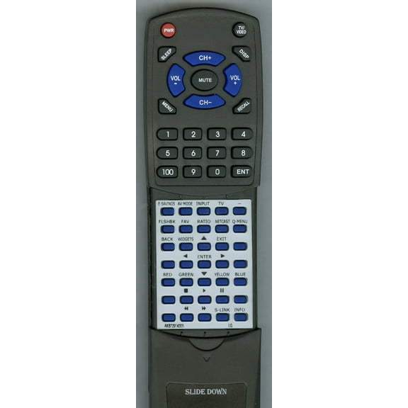 Replacement Remote for LG RTAKB72914003, AKB72914003, AKB72914015, 55LE5400, 42LE5500, 55LE5500, 47LED5400, 47LE7500, 47LE7500 , 47LE7500, 47LE5500,