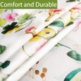 thumbnail image 3 of Floral Tablecloth, Wild Flower Table Cloth, Spring Summer Waterproof Wrinkle Free Tablecloth for Outdoor, Picnic, Camping, Patio, Party, Kitchen, Dining Room, Round 60 x 60 inch, 3 of 5