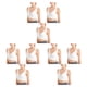 thumbnail image 4 of Jumpingount 3 pack/lot Support Bra - Transpirable para máxima comodidad Cómodo Nylon Seamless Bras Top Fitness Sports Bra blanco S Type1 NO1, 4 of 6