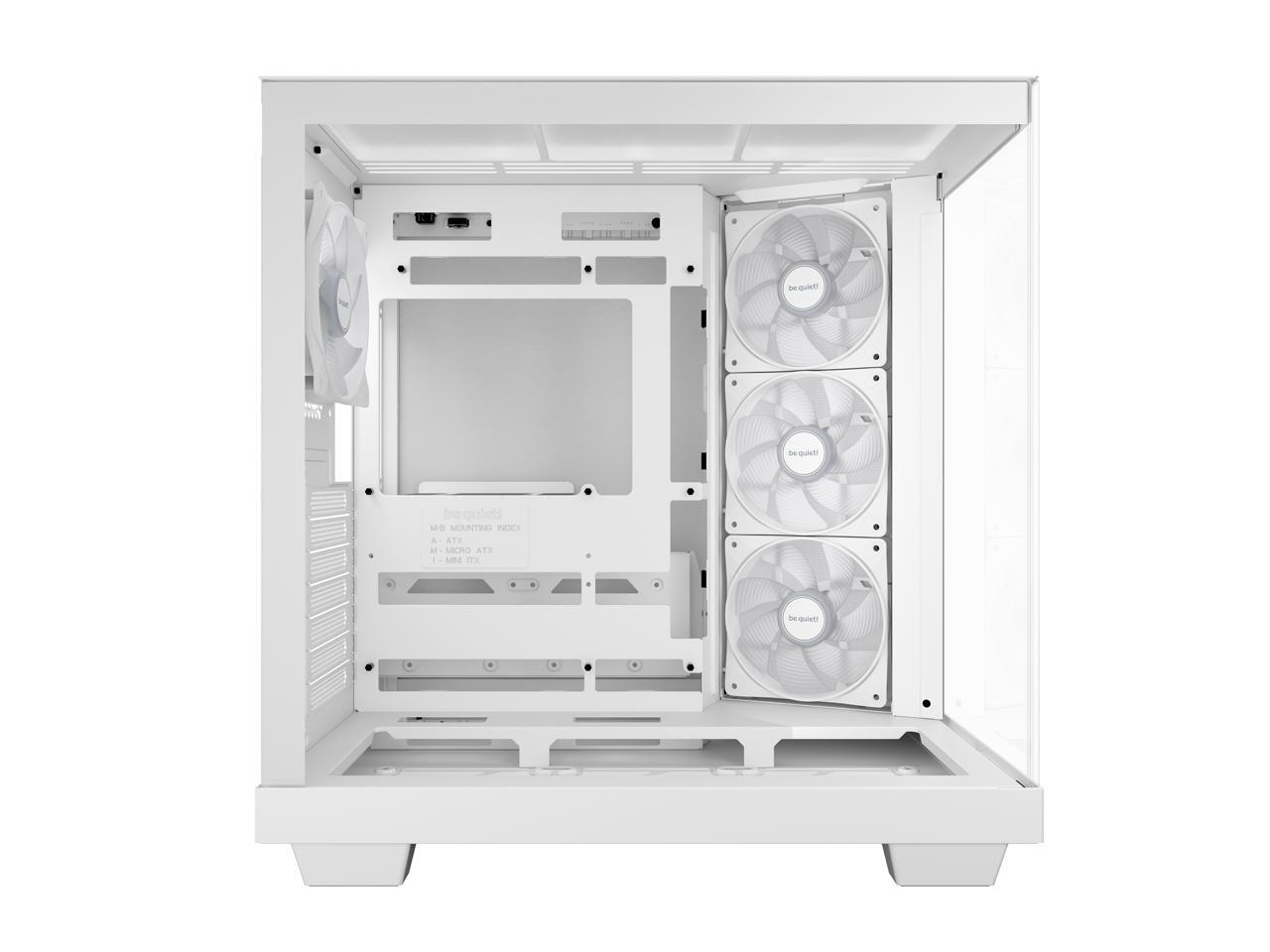 Be Quiet Light Base 500 LX White Light Base 500 LX White White ABS / Steel / Tempered Glass ATX / M-ATX / Mini-ATX case