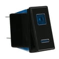 thumbnail image 1 of SPST On Off, DC12-24V Double Light Single Throw Rocker Switch Panel Plug and Play Black Shell IP65 Waterproof Overload Protection  for Cars Motorcycles Yachts Blue, 1 of 7