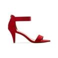 thumbnail image 3 of Style & Co. Womens Paycee Faux Suede Ankle Strap Pumps, 3 of 3