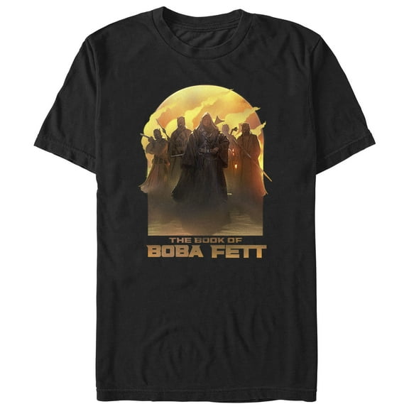 Men's Star Wars: The Book of Boba Fett Desert Leader of the Tusken Raiders  Graphic Tee Black 2X Large