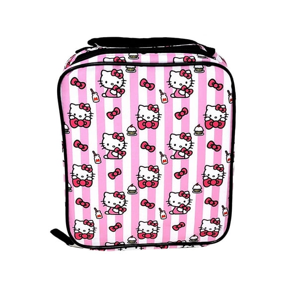 Hello Kitty Insulated Lunch Bag Vertical Cupcakes Girls Pink Sanrio