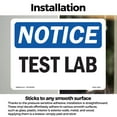 thumbnail image 3 of Test Lab OSHA Notice Vinyl Decal Label 5 Inch x 3.5 Inch - 10 Pack, 3 of 6
